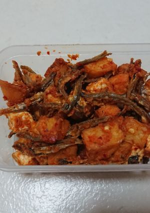Foto resep Sambal Teri Kentang Tahu