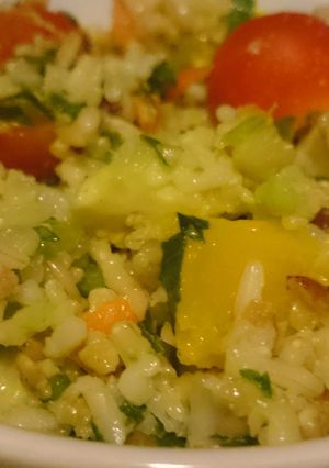 A picture of Five Grain Rice Salad.