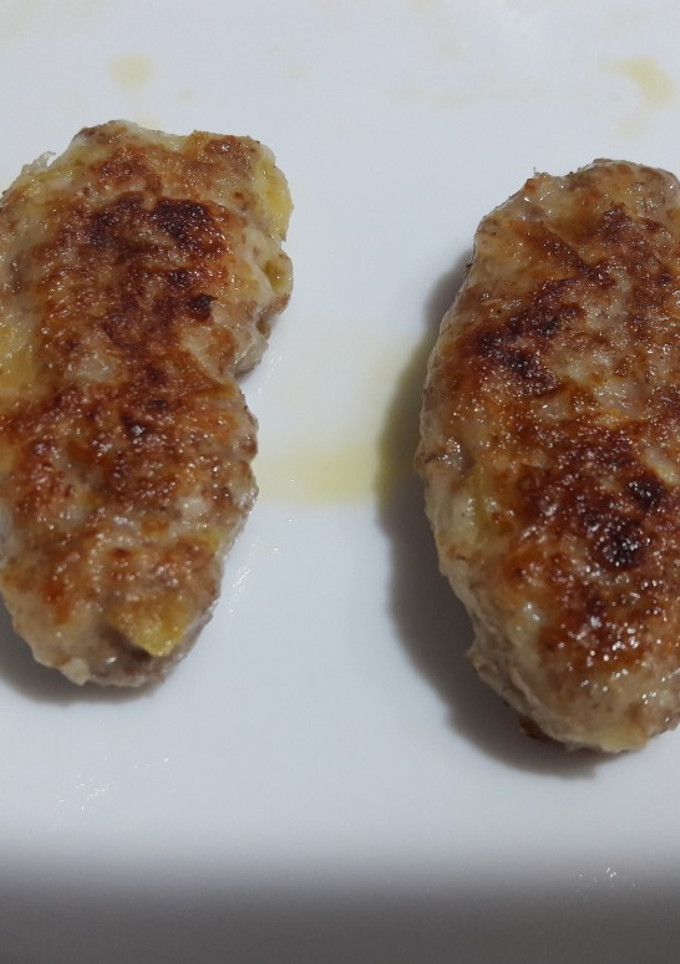 Una foto de Hamburguesas de pavo y manzana BLW