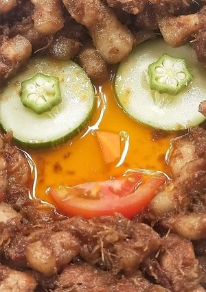 Hình của món Thịt chưng mắm tôm.