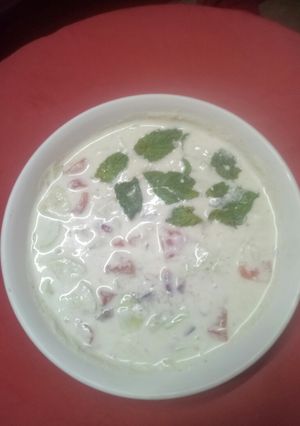 A picture of Indian Raita.