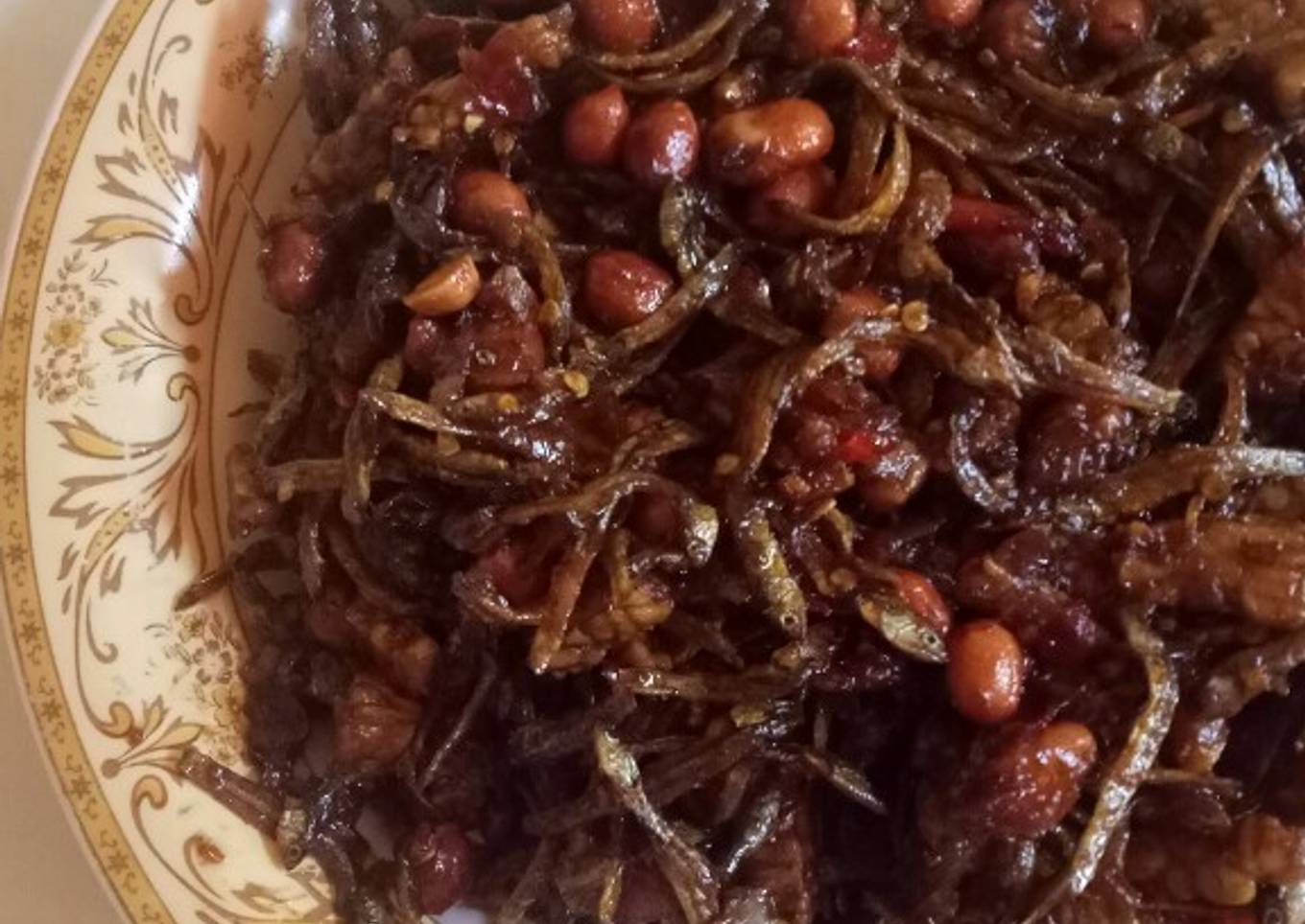 Kering Teri Tempe Kacang