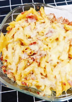Foto resep Baked Creamy Penne Pasta