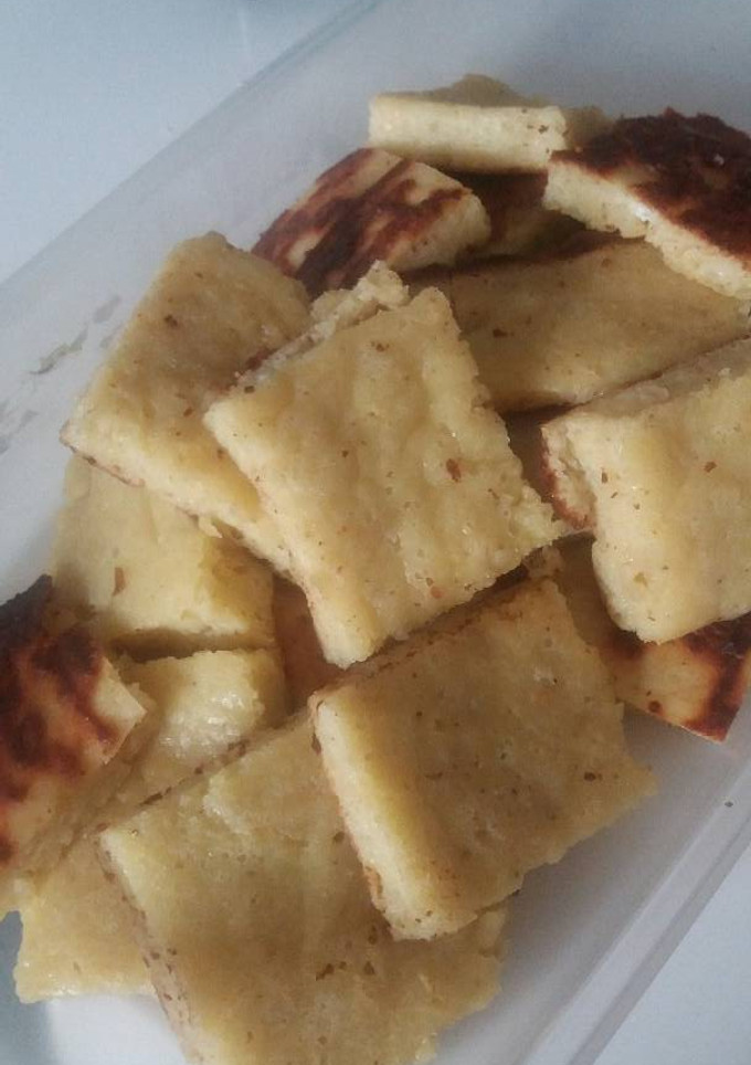 Una foto de Fainá de queso