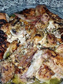 Una foto de Pollo al horno al estilo mío