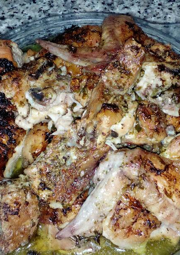 Una foto de Pollo al horno al estilo mío