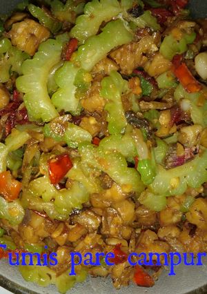 Foto resep Tumis pare campur (pait dikit)