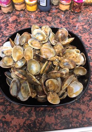 Una foto de Almejas a la marinera