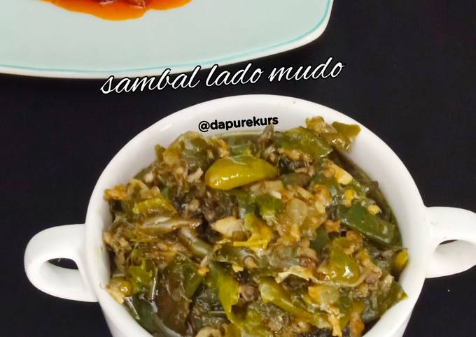 Sambal lado mudo aka sambal ijo