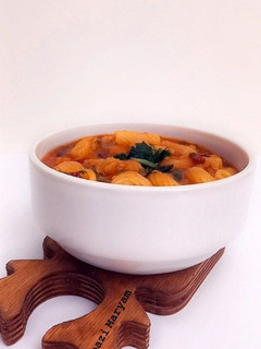 عکسی از دستور سوپ پاستا با جو پرک🥣