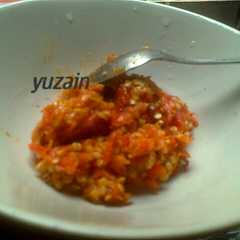 A picture of Sambal Bawang.