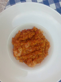 Una foto de Arroz a banda valenciano