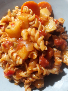 Una foto de Guiso de fideos o guiso carrero
