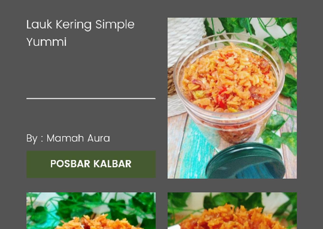 Bawang Goreng Rebon Pedes Gurih