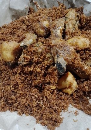 Foto resep Ayam bumbu serundeng kelapa