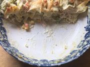A picture of roast dinner leftovers