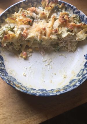 A picture of Chicken Divan Casserole.