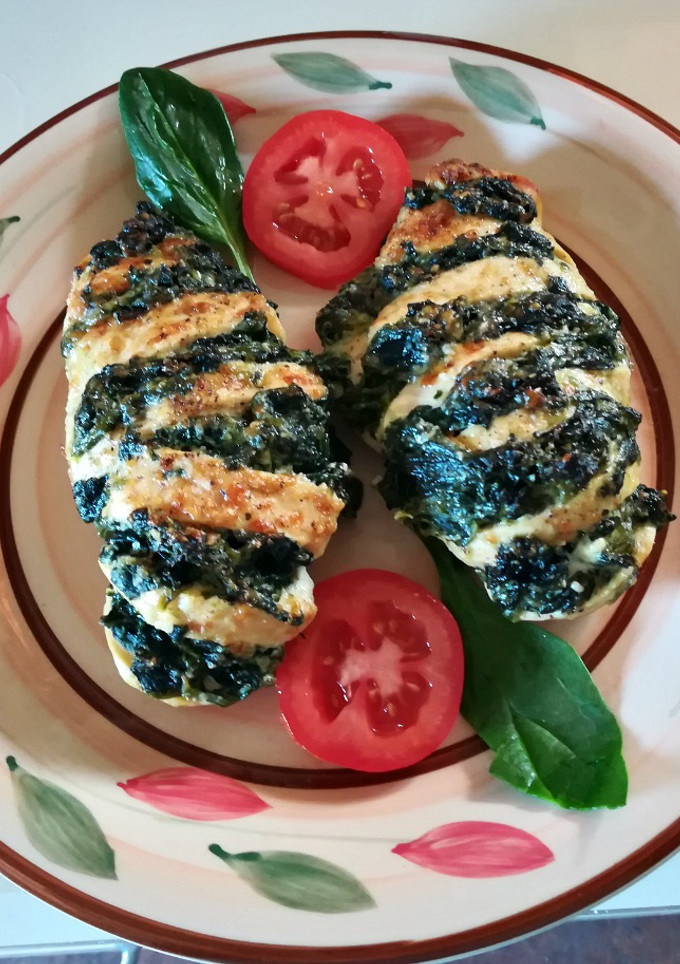 Una foto de Pechugas de pollo a la Hasselback