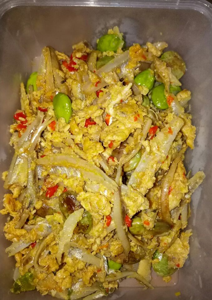 Foto resep Sambal Petir Teri Oblok Telur