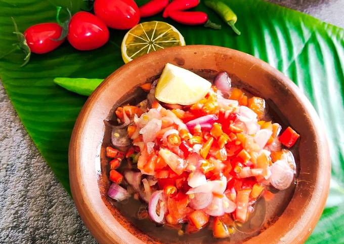 Standar Resep membuat Dabu Dabu Iris  menggugah selera