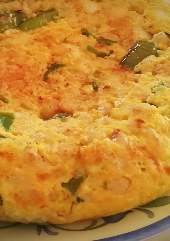 Una foto de Tortilla a la catalana de judías blancas con bacalao
