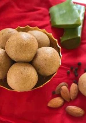 एलोवेरा लड्डू रेसिपी मुख्य फोटो