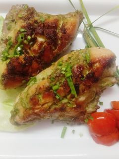 পেস্তো চিকেন(pesto chicken recipe in Bengali) রেসিপির প্রধান ছবি