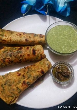मेथी पराठा (methi paratha recipe in Hindi) रेसिपी मुख्य फोटो