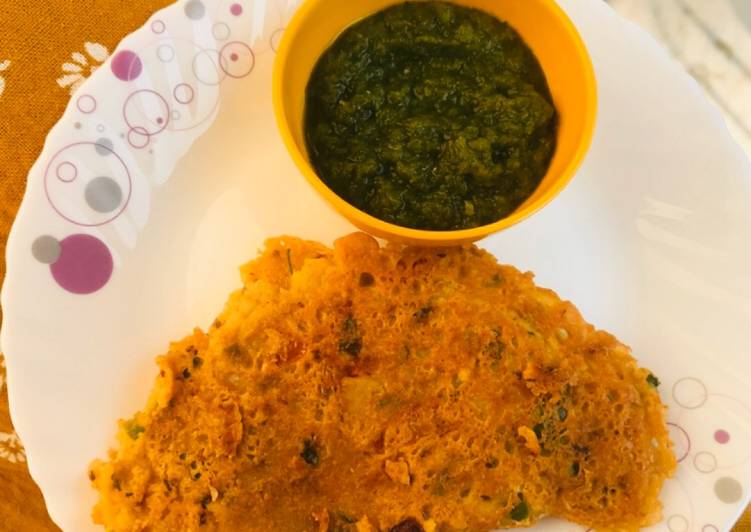 Recipe of Any-night-of-the-week Besan chilla