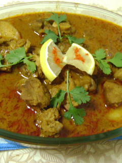 A picture of Mangshor Jhol (Bengali style Mutton Curry).
