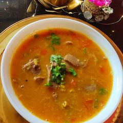 A picture of Ragi dal dhokli.