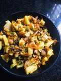 Vegetable fried idly