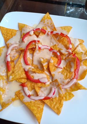 A picture of Cheese Nachos.