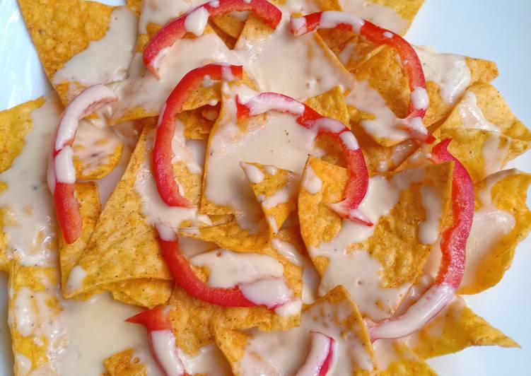 Steps to Prepare Any-night-of-the-week Cheese Nachos