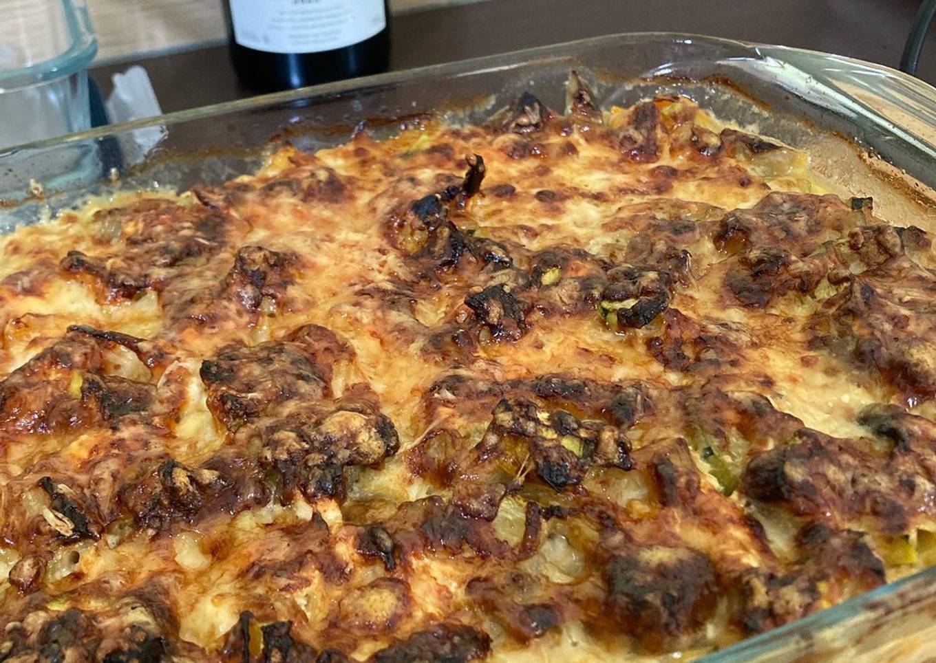Gratin de ratatouille au comté