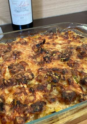 A picture of Ratatouille Gratin with Comté Cheese.