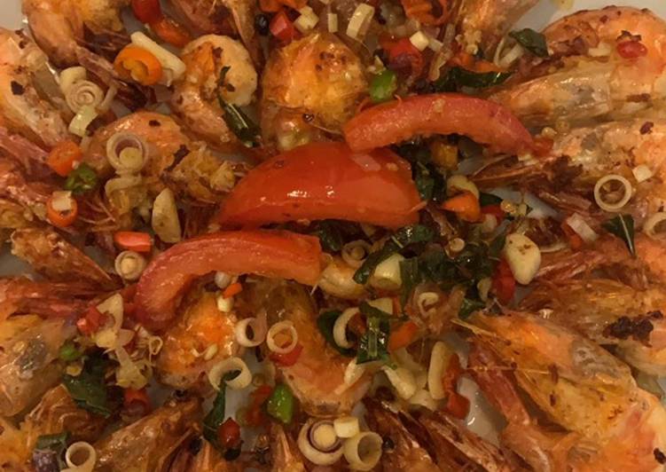 Resep Udang Goreng Sambal Matah, Bikin Ngiler