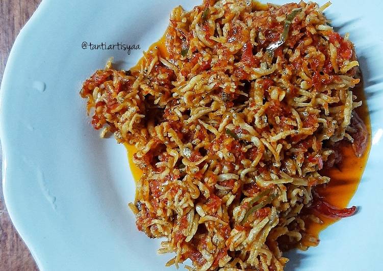 Bahan 57. Sambel Teri Medan | Cara Masak 57. Sambel Teri Medan Yang Mudah Dan Praktis