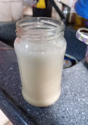 Una foto de Licuado de manzana y naranja 🍎🍊