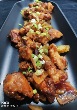 A picture of Chicken chilli.
