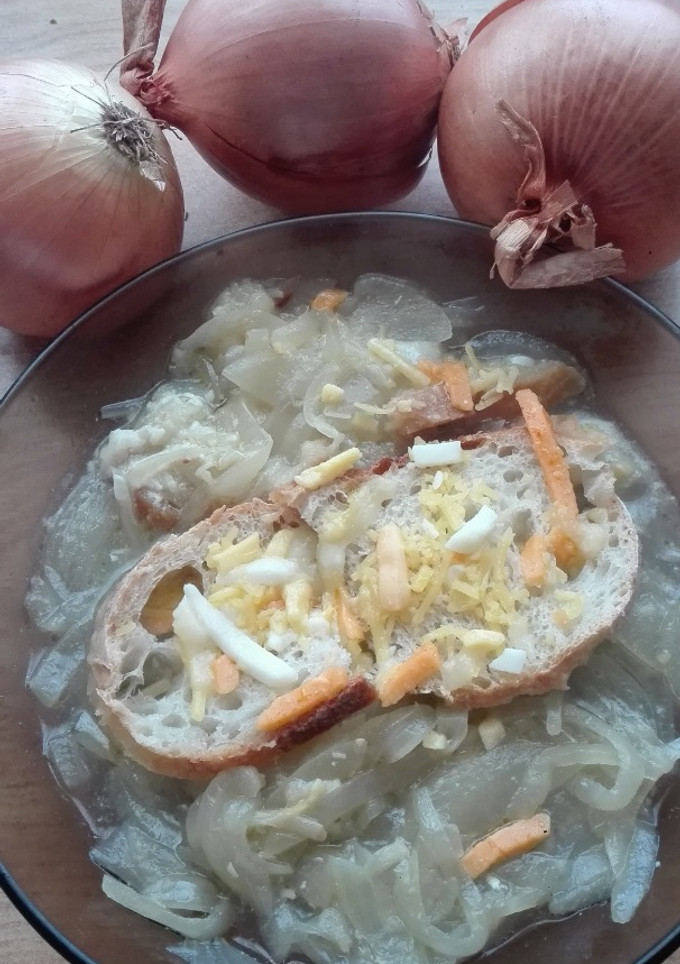 Una foto de Sopa de cebolla