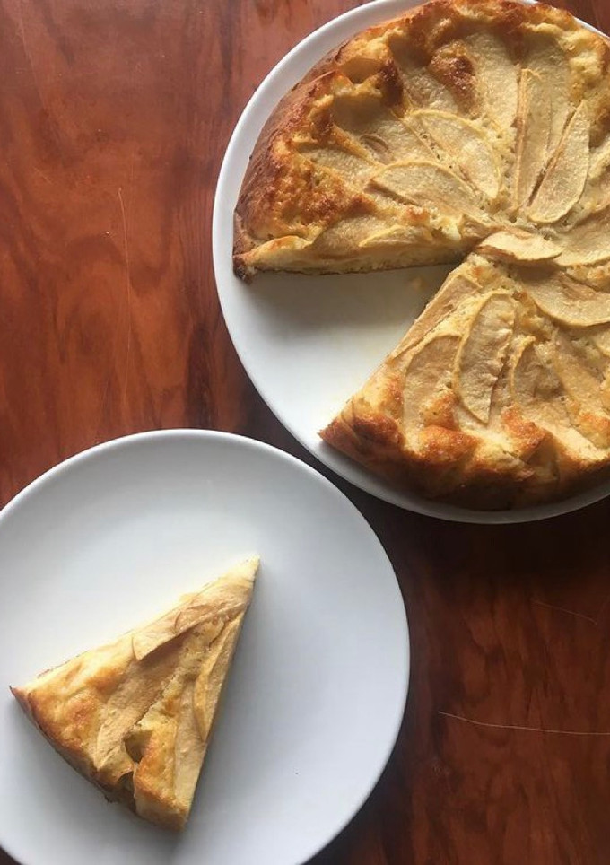 Una foto de Tarta de manzana sin gluten ni lactosa