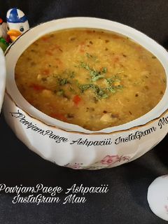 عکسی از دستور سوپ بلغور گندم