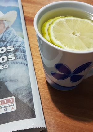 Una foto de Té (infusión) de lima