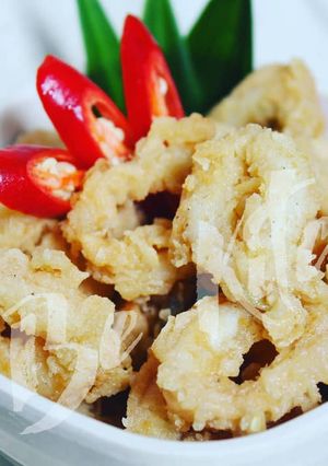Foto resep Cumi goreng tepung