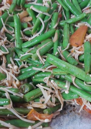 Foto resep Saute Buncis Enoki