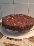 Torta vegana de cacao y limón con maní 🍫🍋