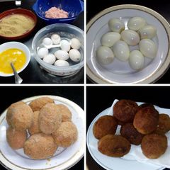 A picture of Scotched Eggs.