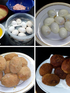 A picture of Scotched Eggs.