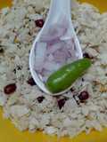 Fried poha chiwda(flattened rice)